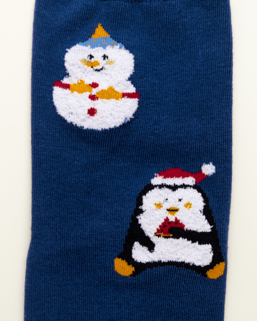 Christmas Penguin Socks – Women’s Crew Socks
