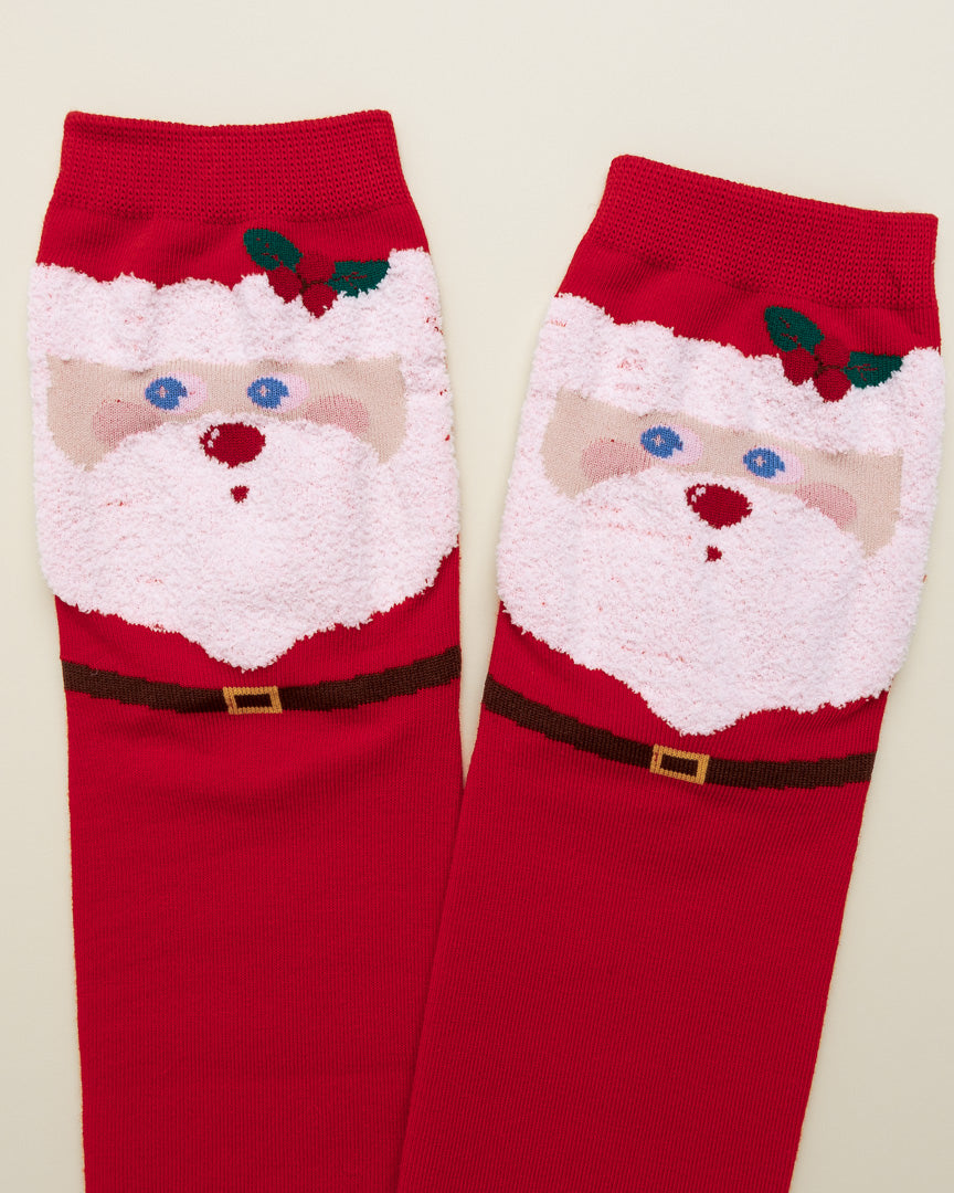Classic Santa Claus Socks – Women’s Crew Socks