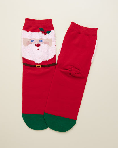 Classic Santa Claus Socks – Women’s Crew Socks