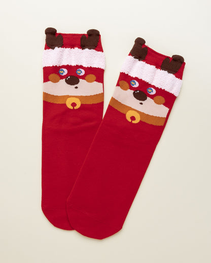 Reindeer Ears – Women’s Crew Socks