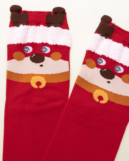 Reindeer Ears – Women’s Crew Socks