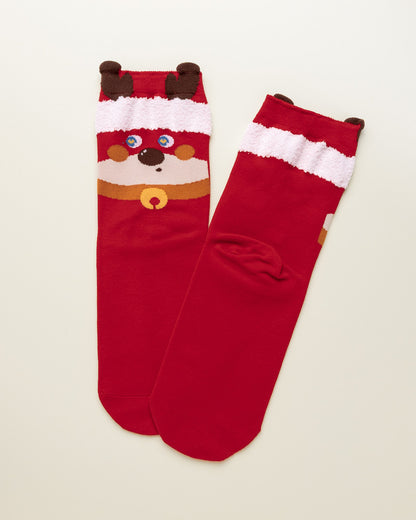 Reindeer Ears – Women’s Crew Socks