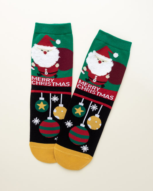 Santa’s Ornaments – Women’s Crew Socks