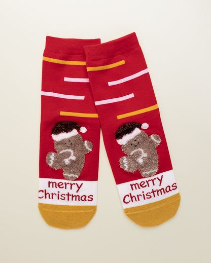 Festive Bear – Women’s Crew Socks