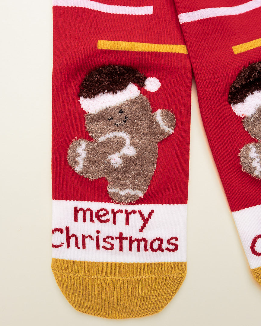 Festive Bear – Women’s Crew Socks