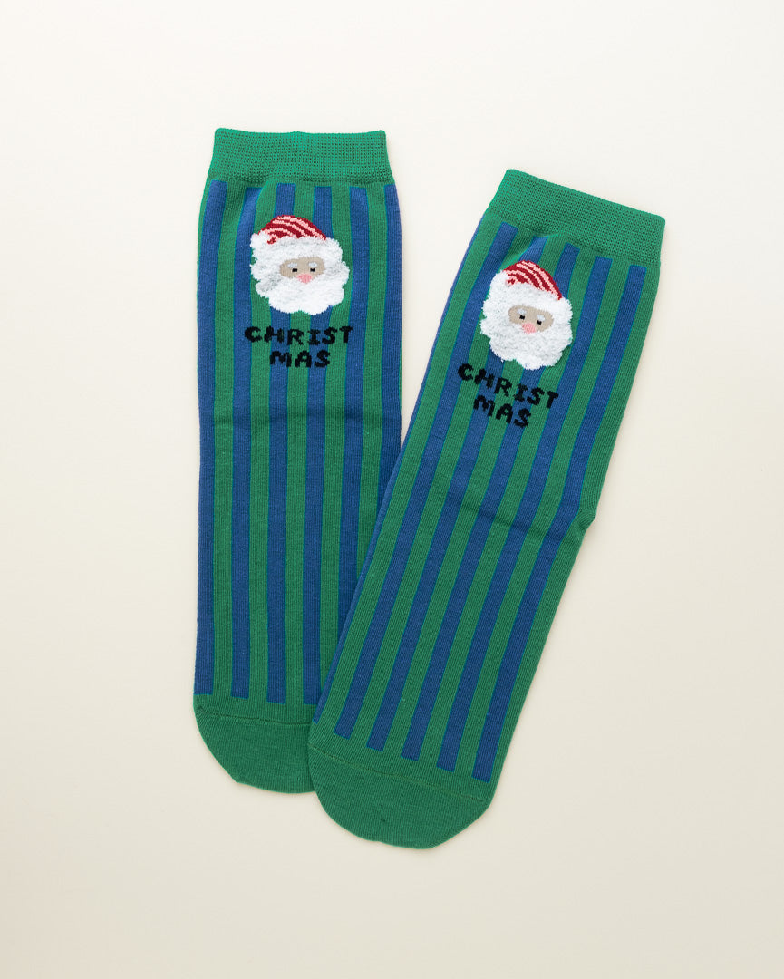Santa Stripes – Women’s Crew Socks