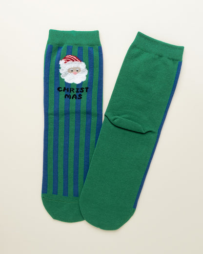 Santa Stripes – Women’s Crew Socks