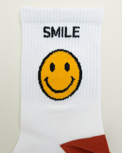 Rust Smile – Unisex Crew Socks