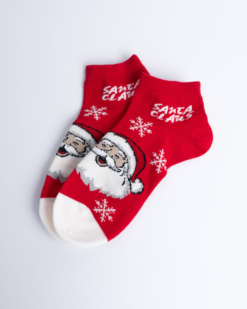 Santa Claus Christmas Men's Ankle Socks
