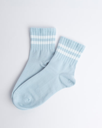 Classic Stripe Everyday Socks – Women’s Cotton Quarter Socks