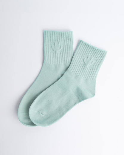Smiley Face Everyday Socks – Women’s Cotton Quarter Socks