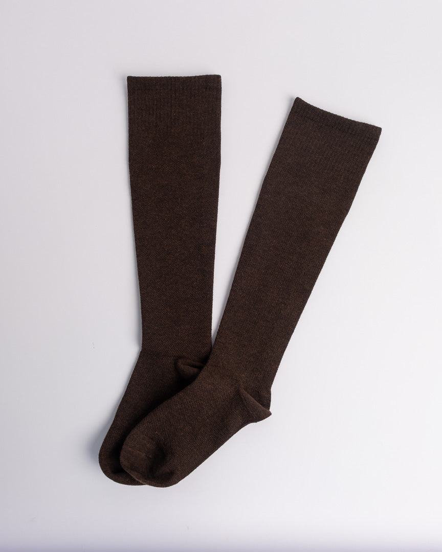 Women’s Cotton Knee-High Socks – Gentle Compression Everyday Socks