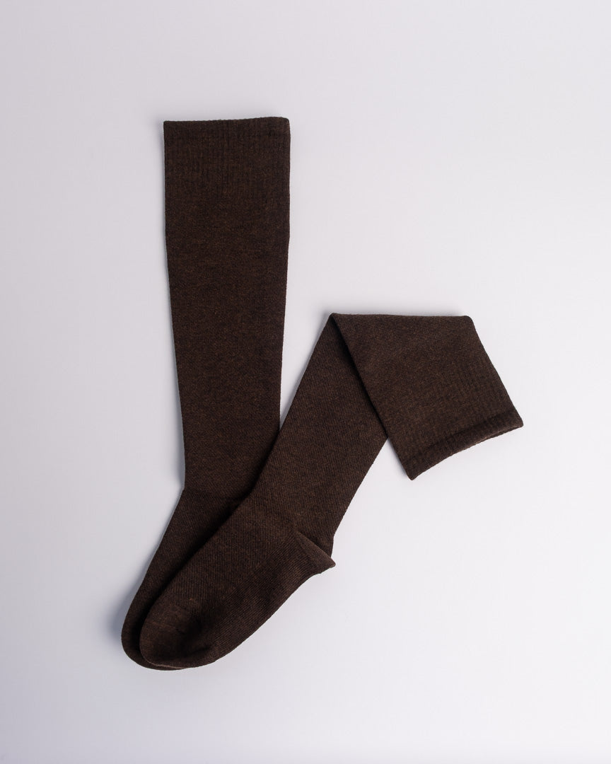 Women’s Cotton Knee-High Socks – Gentle Compression Everyday Socks