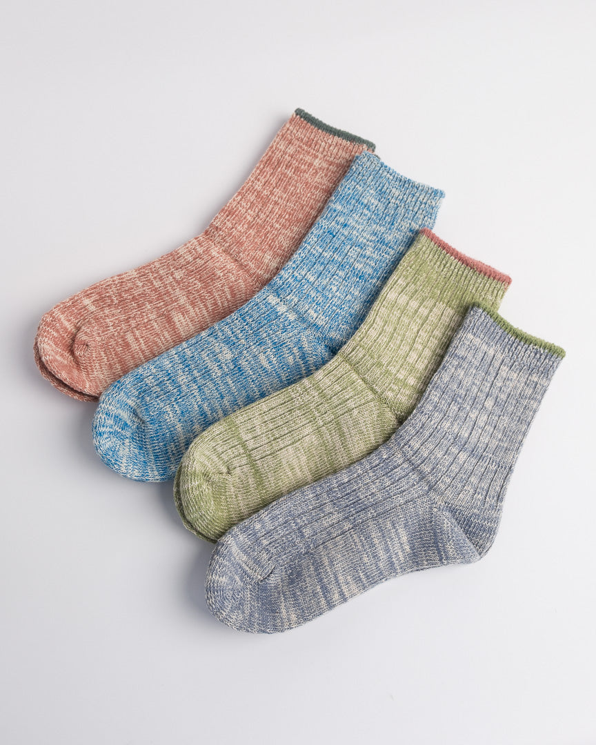 Women's Cotton Knit Crew Socks – Soft Breathable Casual Socks