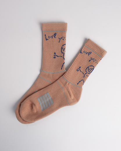 Women’s Cotton Terry Crew Socks – Sweat-Absorbing Cushioned Everyday Socks