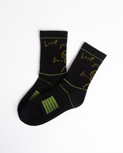 Women’s Cotton Terry Crew Socks – Sweat-Absorbing Cushioned Everyday Socks