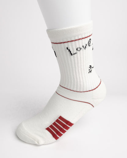 Women’s Cotton Terry Crew Socks – Sweat-Absorbing Cushioned Everyday Socks