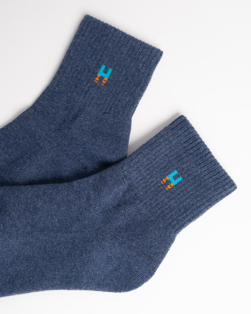 Men’s Cotton Terry Crew Socks – Sweat-Absorbing & Odor Control