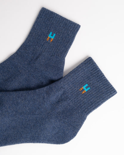 Men’s Cotton Terry Crew Socks – Sweat-Absorbing & Odor Control