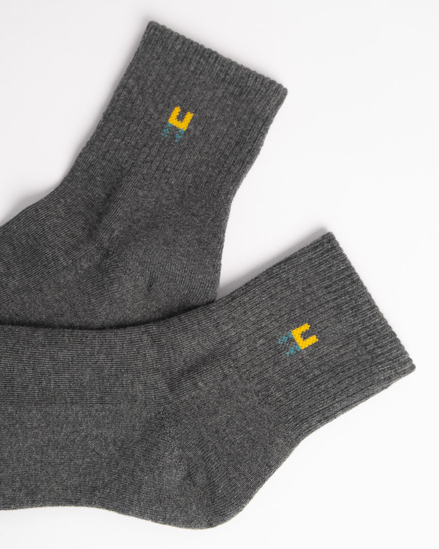 Men’s Cotton Terry Crew Socks – Sweat-Absorbing & Odor Control