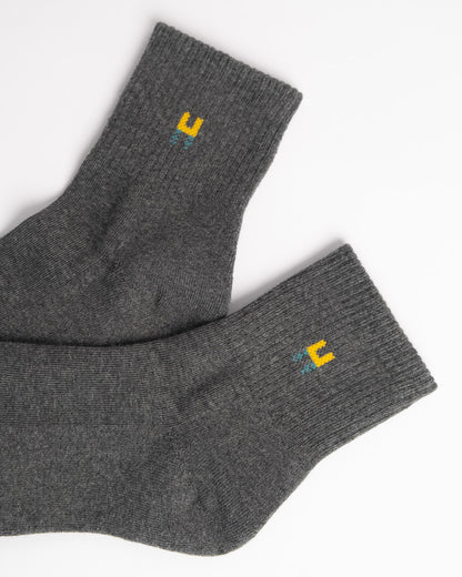 Men’s Cotton Terry Crew Socks – Sweat-Absorbing & Odor Control