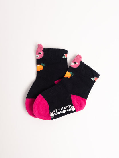 Baby Non-Slip Cotton Socks – Bunny & Carrot Cute Everyday Socks