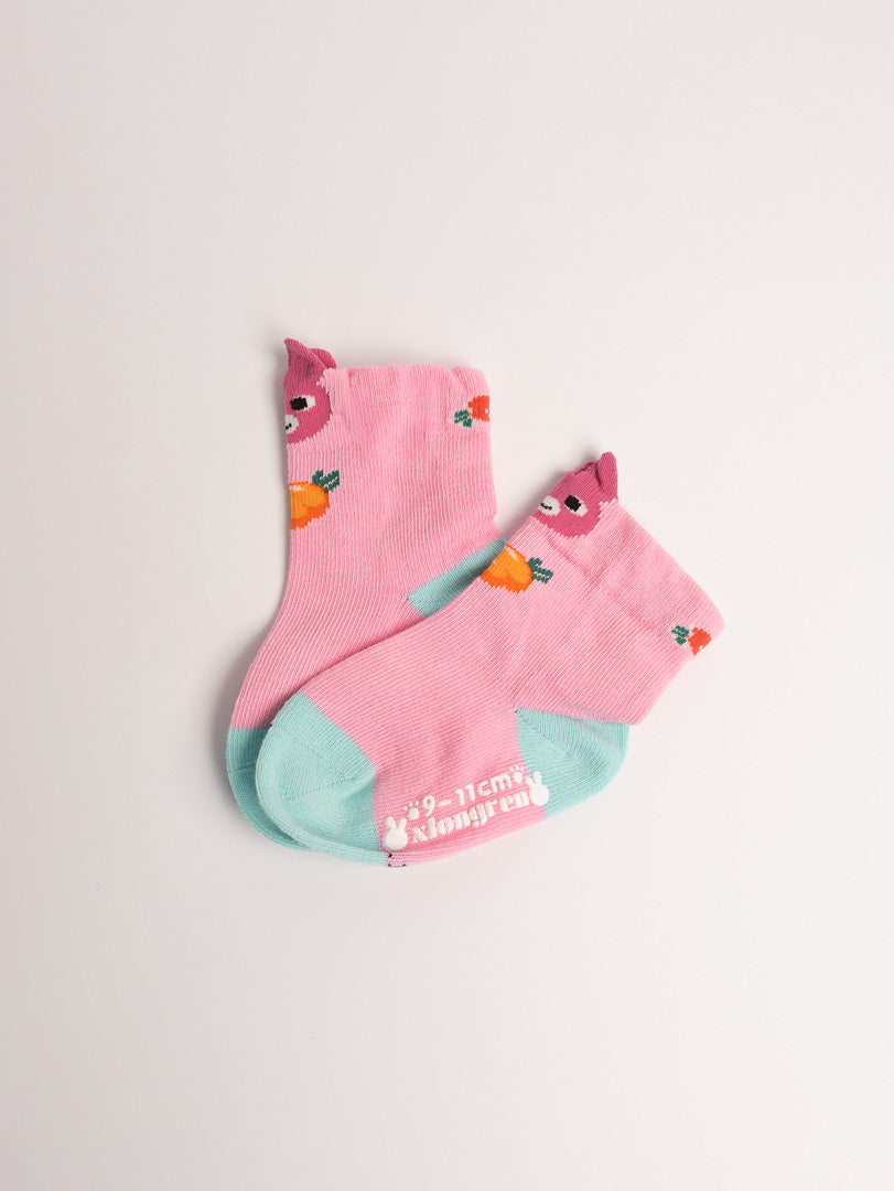 Baby Non-Slip Cotton Socks – Bunny & Carrot Cute Everyday Socks