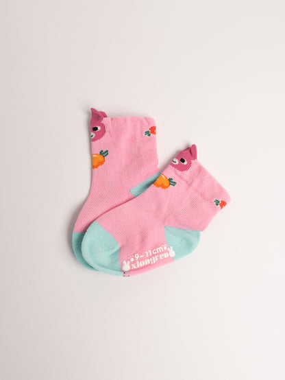 Baby Non-Slip Cotton Socks – Bunny & Carrot Cute Everyday Socks