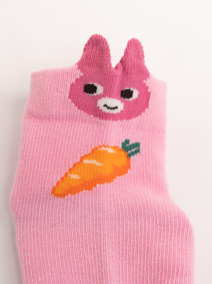Baby Non-Slip Cotton Socks – Bunny & Carrot Cute Everyday Socks
