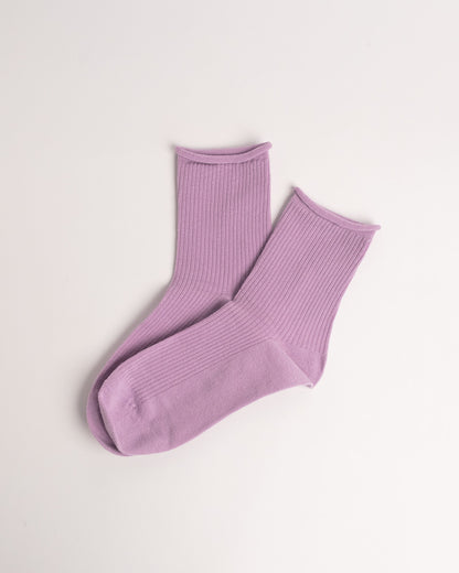 Women’s Classic Ribbed Cotton Socks – Soft Everyday Crew Socks