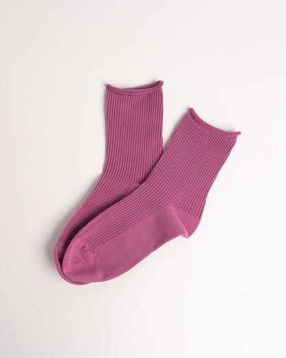 Women’s Classic Ribbed Cotton Socks – Soft Everyday Crew Socks