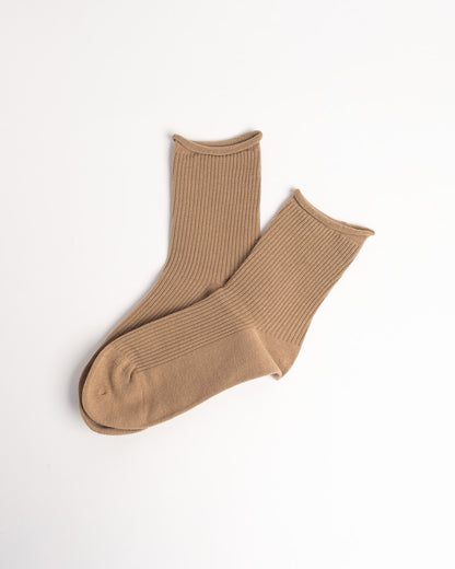 Women’s Classic Ribbed Cotton Socks – Soft Everyday Crew Socks