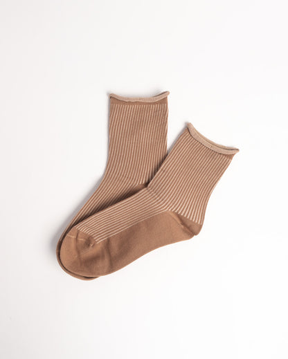 Women’s Classic Ribbed Cotton Socks – Soft Everyday Crew Socks