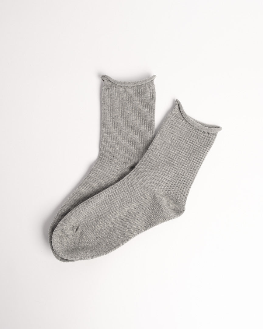 Women’s Classic Ribbed Cotton Socks – Soft Everyday Crew Socks