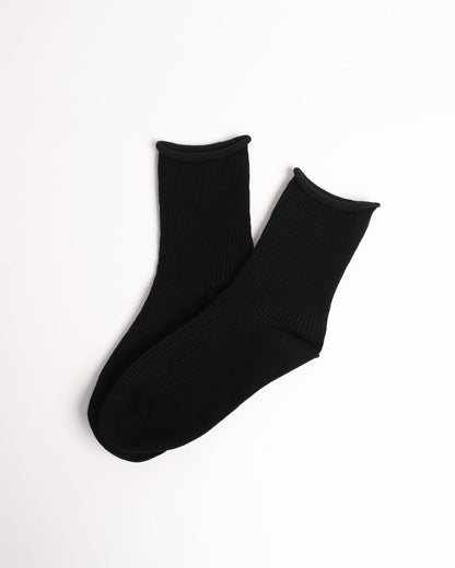 Women’s Classic Ribbed Cotton Socks – Soft Everyday Crew Socks