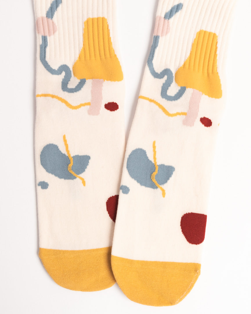 Women’s Cute Graphic Cotton Socks – Casual Everyday Crew Socks