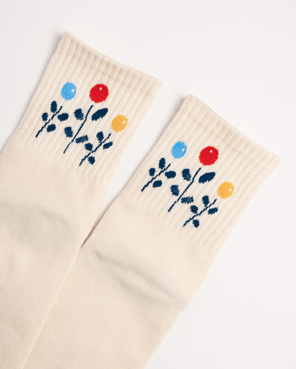 Women’s Cute Graphic Cotton Socks – Casual Everyday Crew Socks