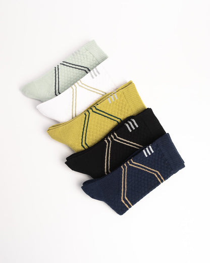 Men’s Performance Sports Socks – Cushioned Athletic Crew Socks