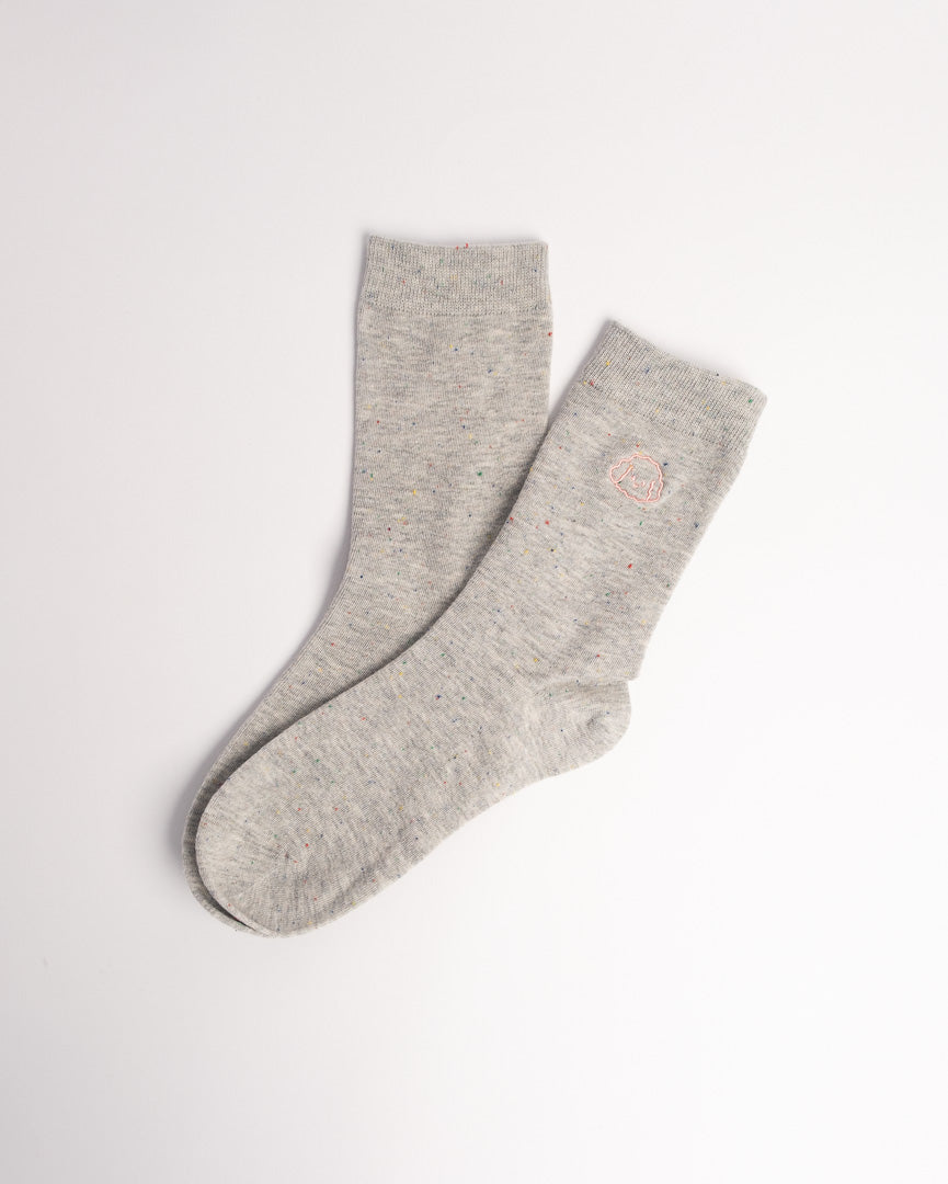 Women's Puppy Embroidery Cotton Crew Socks – Soft Everyday Socks