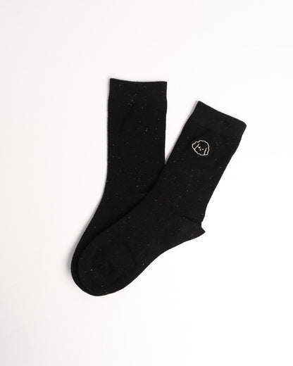 Women's Puppy Embroidery Cotton Crew Socks – Soft Everyday Socks