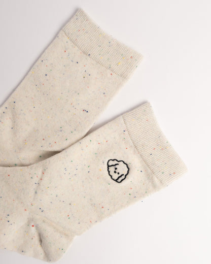 Women's Puppy Embroidery Cotton Crew Socks – Soft Everyday Socks