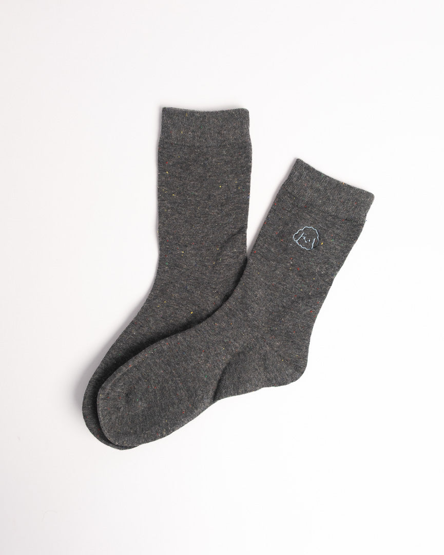 Women's Puppy Embroidery Cotton Crew Socks – Soft Everyday Socks