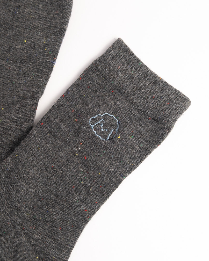 Women's Puppy Embroidery Cotton Crew Socks – Soft Everyday Socks