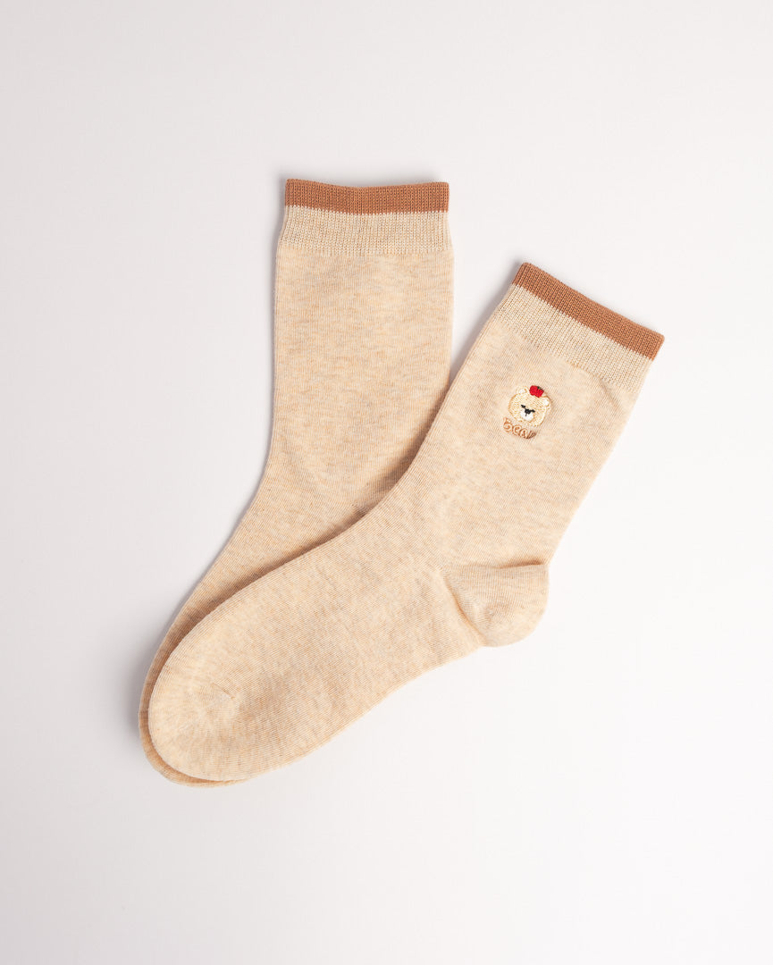 Women's Cute Puppy Cotton Crew Socks – Soft Everyday Socks