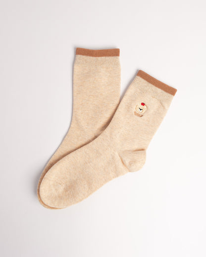 Women's Cute Puppy Cotton Crew Socks – Soft Everyday Socks