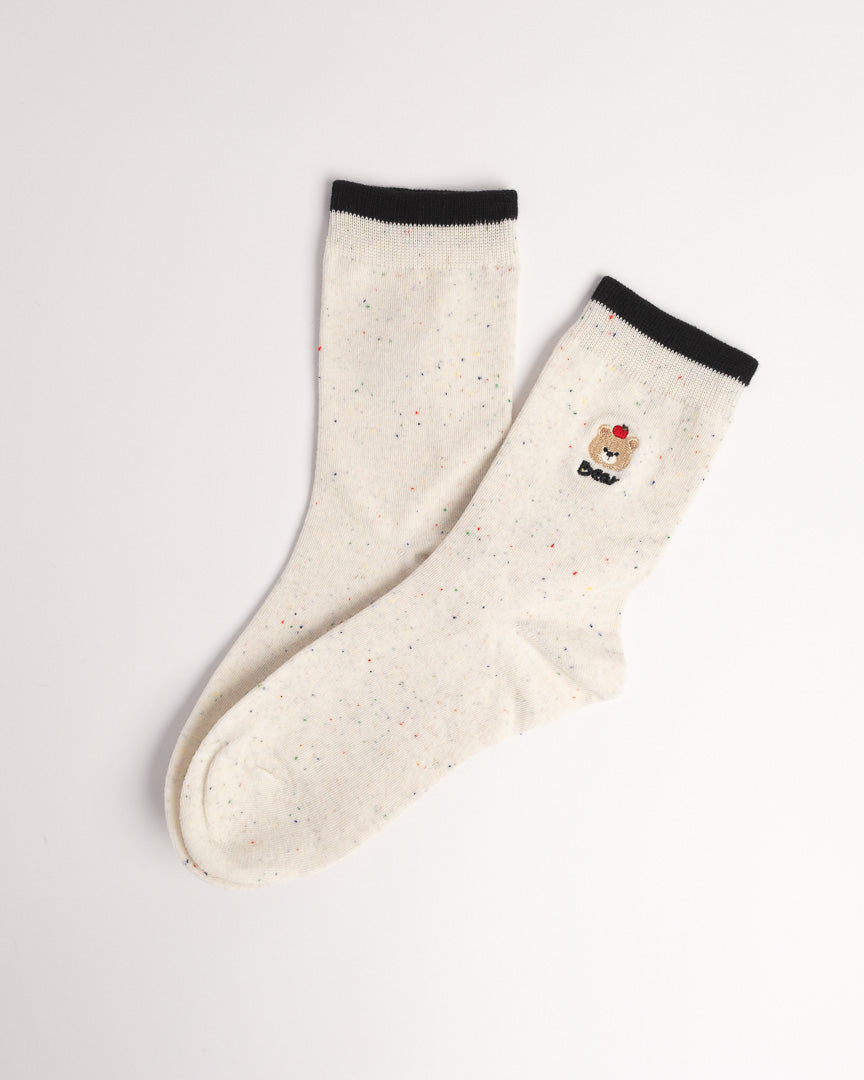 Women's Cute Puppy Cotton Crew Socks – Soft Everyday Socks