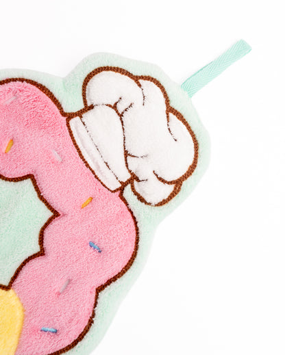 Chef Donut Pretzel Kitchen Hanging Hand Towel