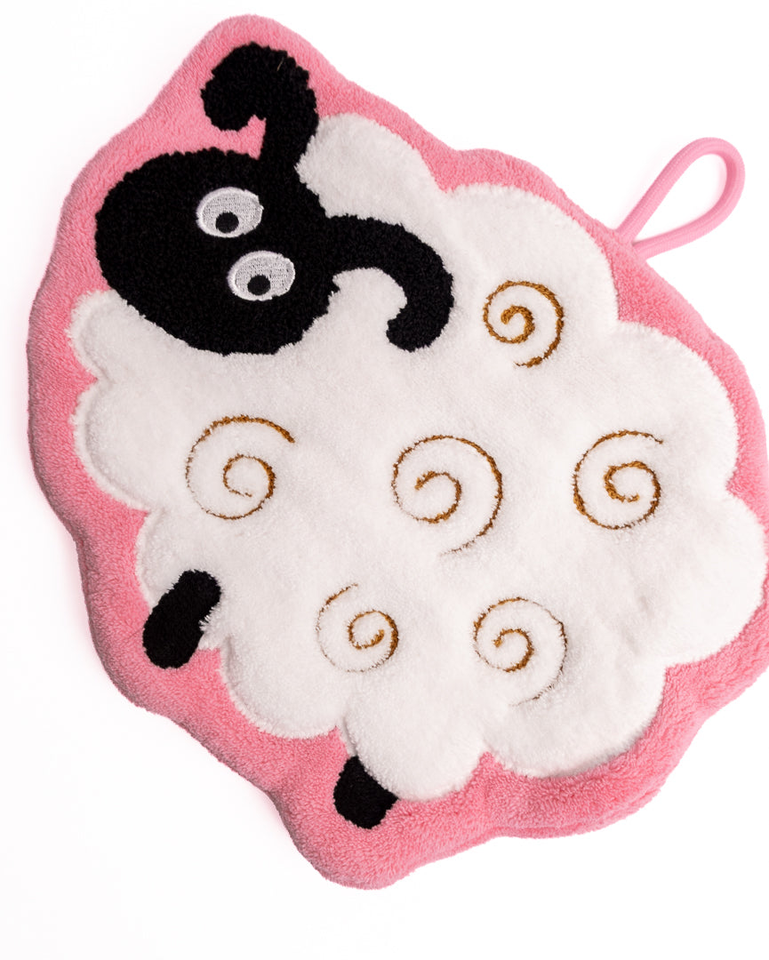 Cute Cartoon Sheep Kitchen Bathroom Hanging Hand Towel