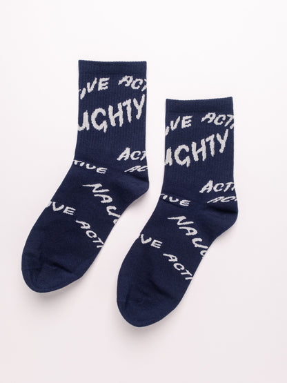 Bold Active Men's Cotton Crew Socks.
