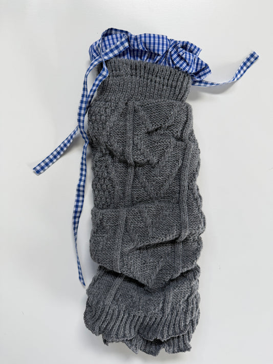 Knit Leg Warmers – Soft Cable Knit Cotton Wool Blend Winter Leg Warmers